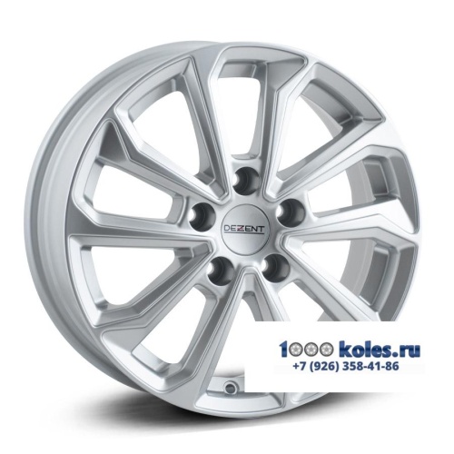 Dezent R16 / 6.5J PCD 5x114.3 ЕТ 48 ЦО 71.6 KS silver