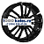 Khomen Wheels 7x18/5x114,3 ET45 D60,1 KHW1812 (Changan/Geely/Lexus/Suzuki/Toyota) Black