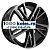 Khomen Wheels 8x18/5x108 ET36 D65,1 KHW1815 (Exeed VX/TXL/LX) Black-FP